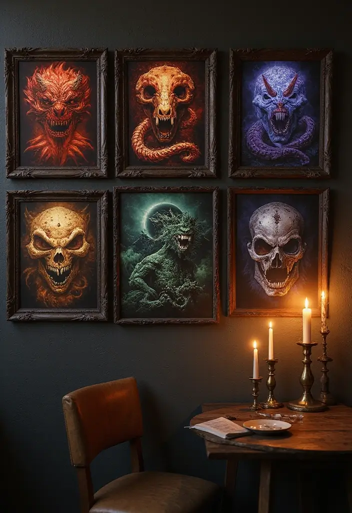 dark arts wall decor
