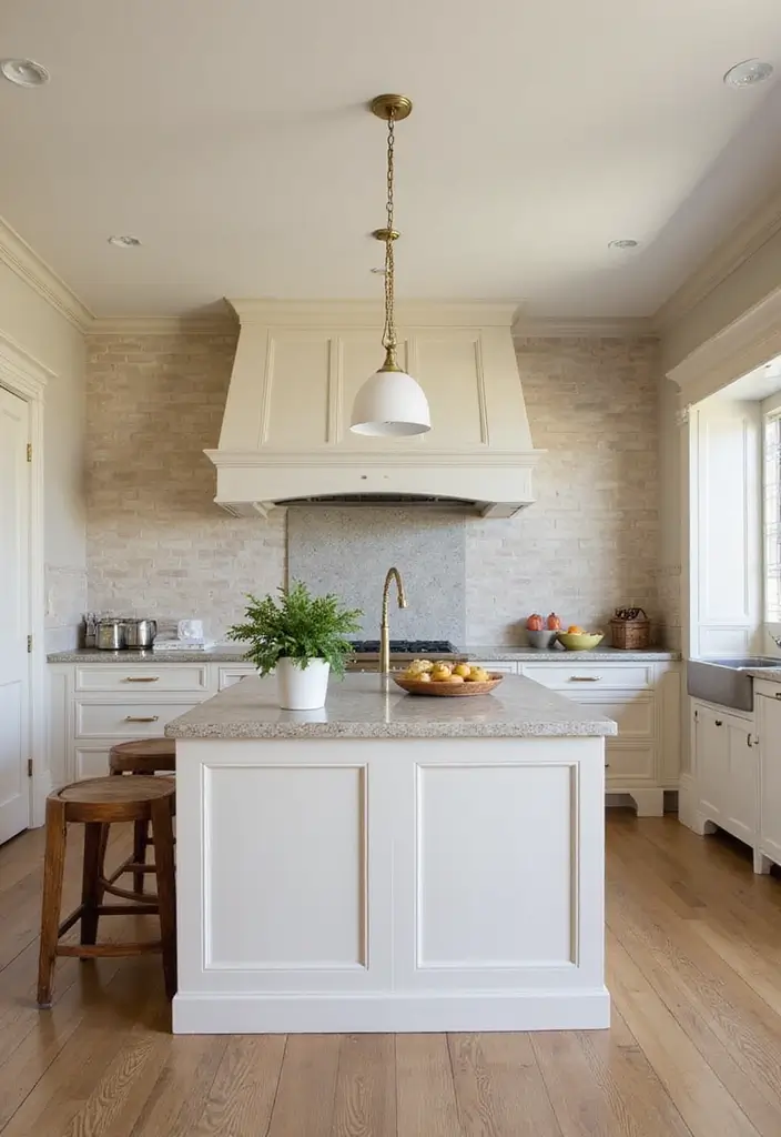soft beige bead board backsplash for timeless kitchen elegance