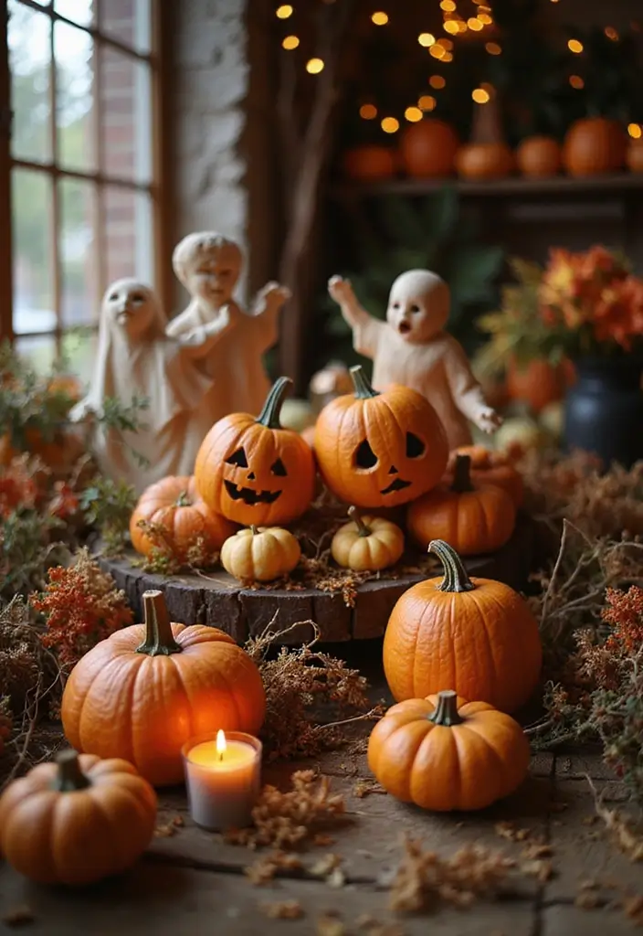 vintage halloween decor collection