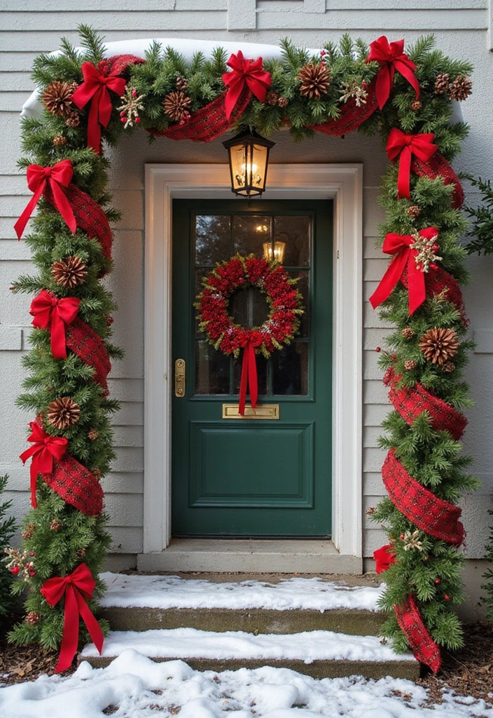 banner with merry christmas text