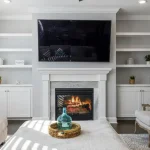 contemporary farmhouse living room