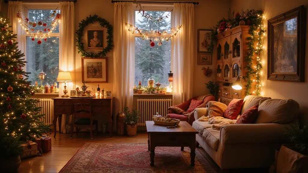 cozy christmas apartment decor