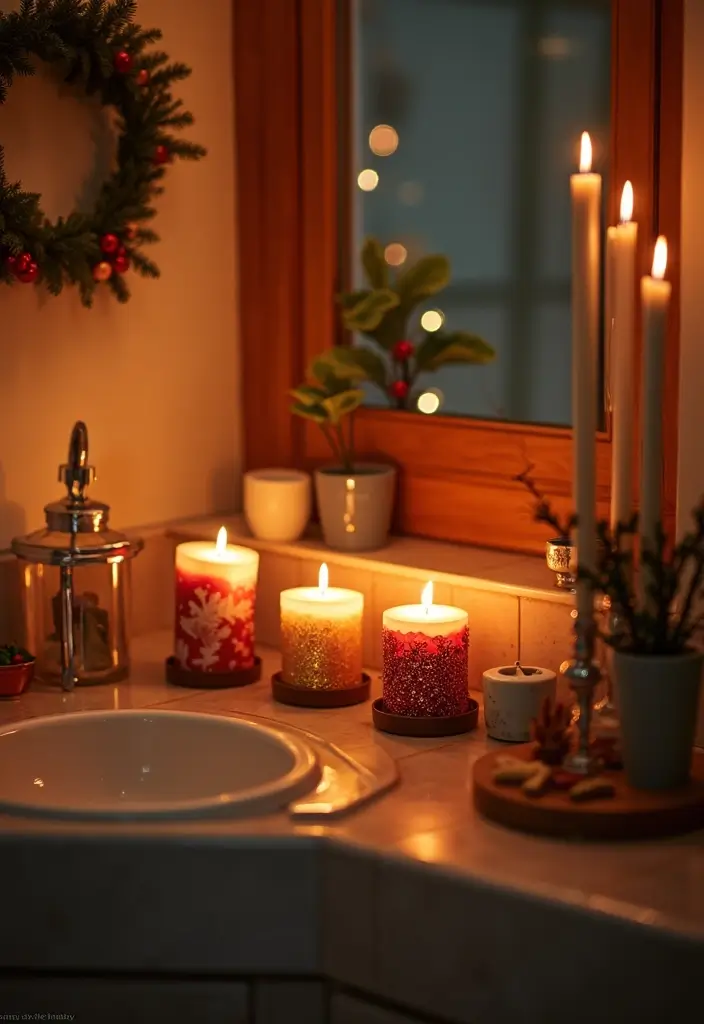holiday scented candles
