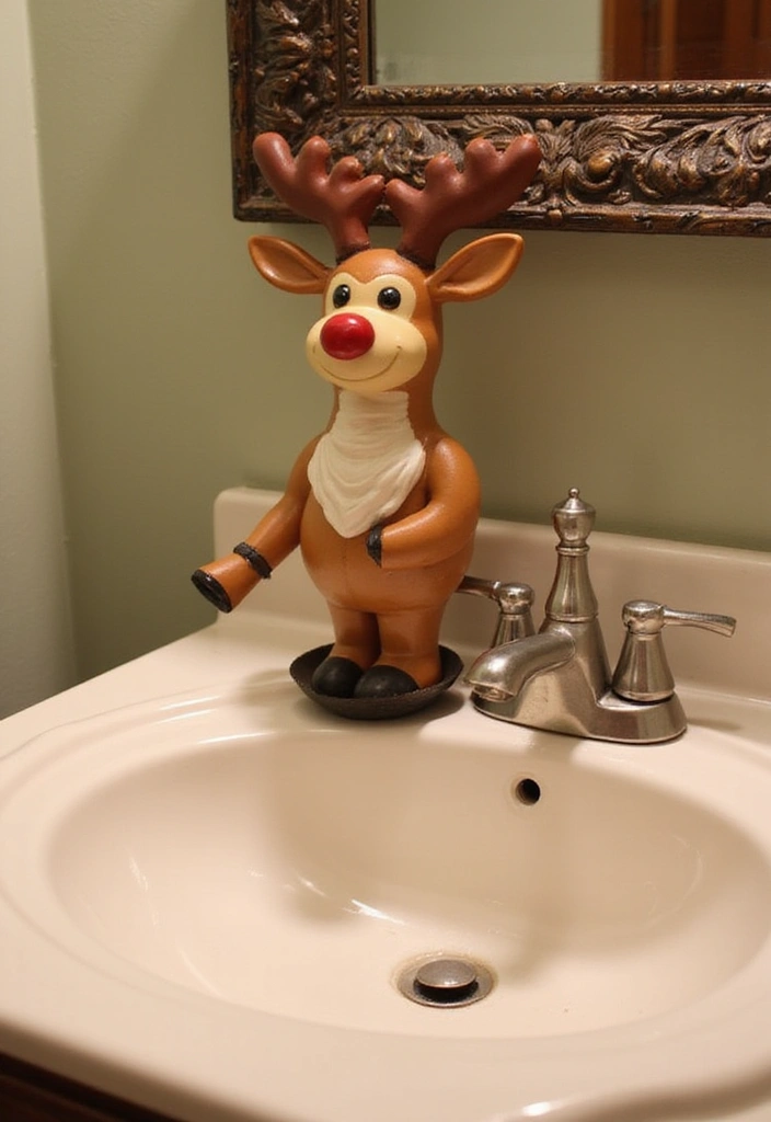 reindeer soap dispenser