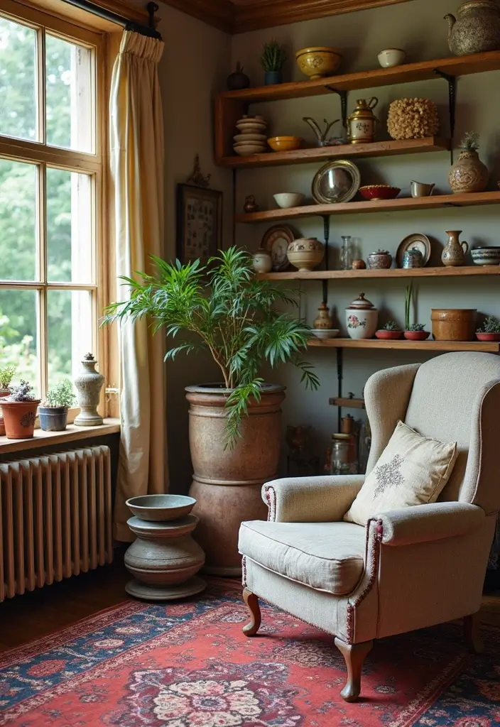 vintage christmas ornaments and decor from thrift store