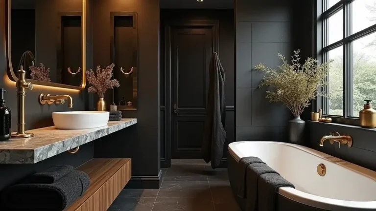 black and gold bathroom decor ideas cover image