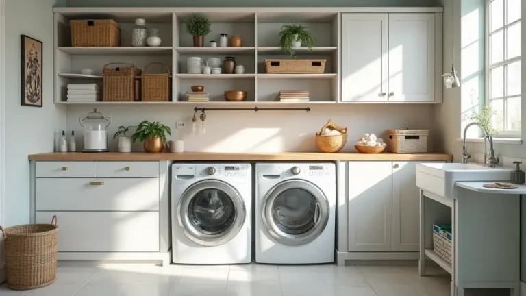 23 Space-Saving Laundry Room Cabinet Ideas to Maximize Your Storage