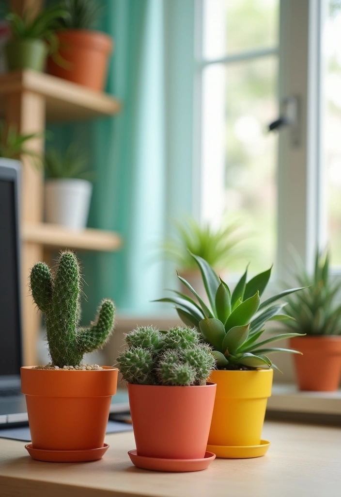 cactus and succulent decor