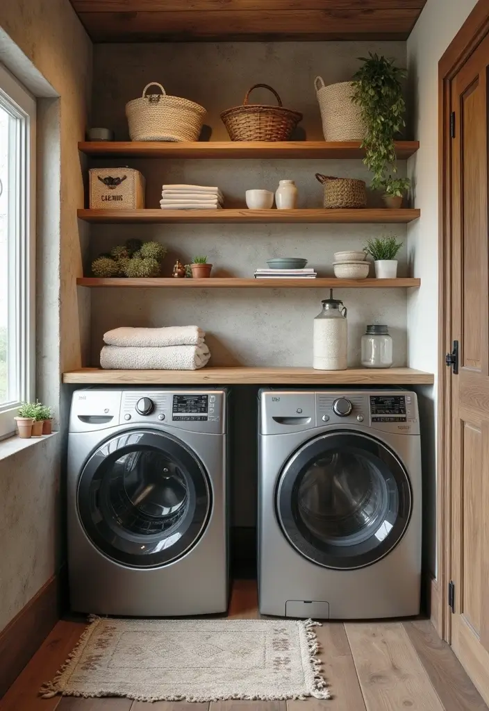 corner shelf unit with baskets
