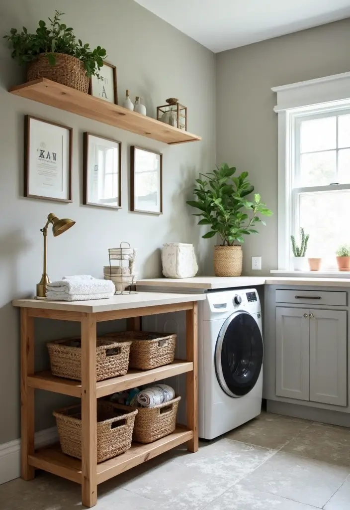 foldable wood table for folding laundry