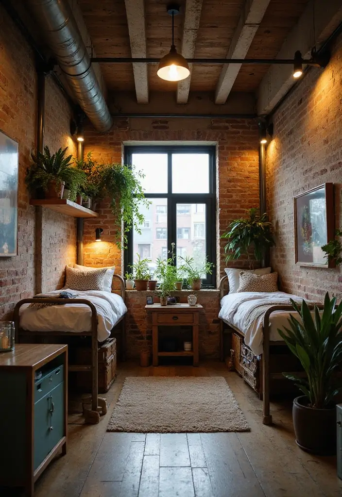 industrial chic dorm