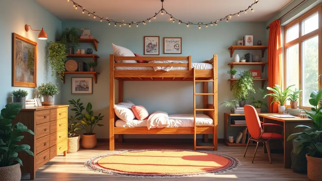 lofted bed dorm ideas overview
