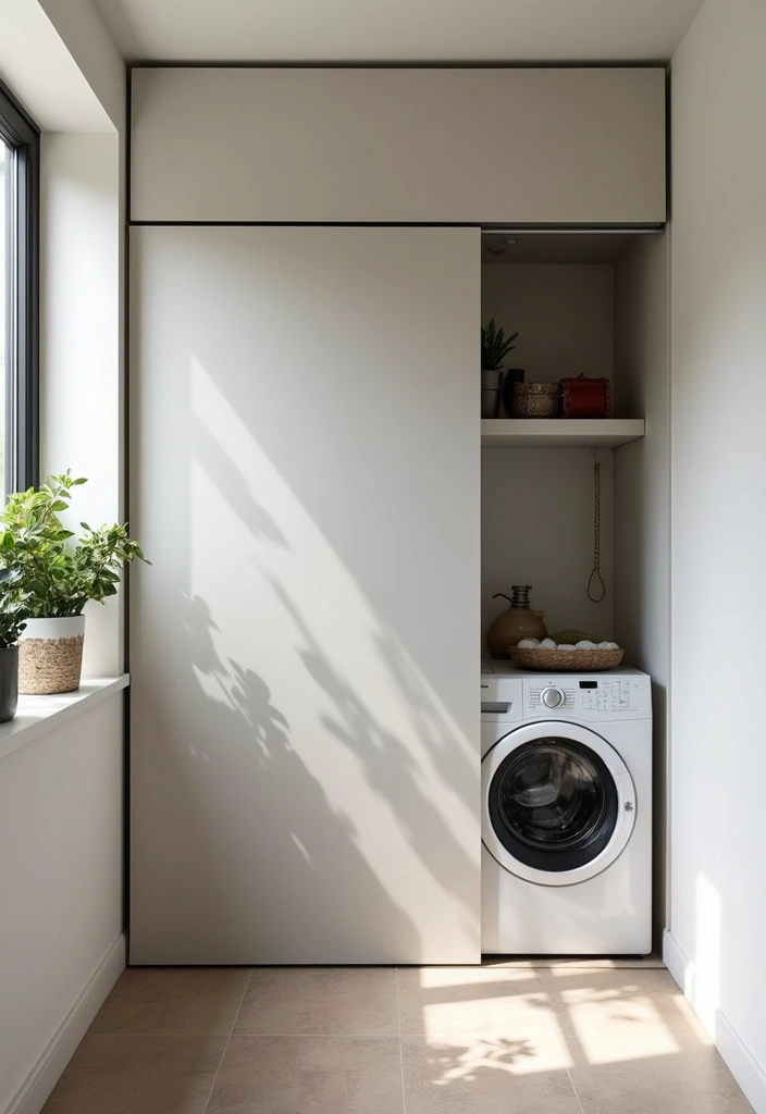 pocket door sliding into wall