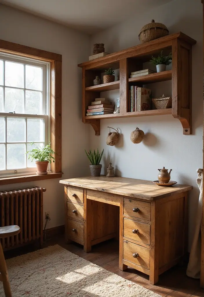 rustic wooden furniture