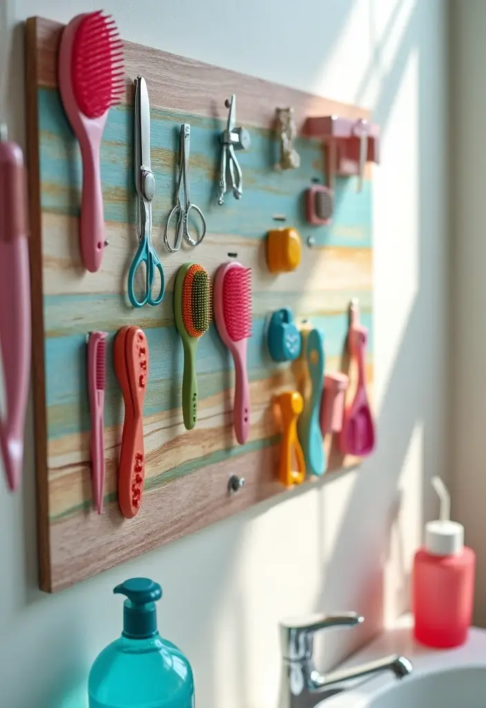 bathroom magnetic strip for kids accessories