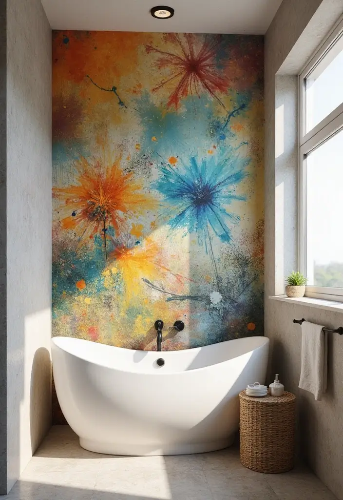 bathroom wall art adding decorative style