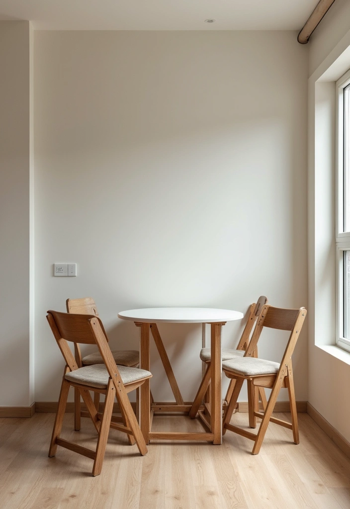 foldable stackable furniture apartment