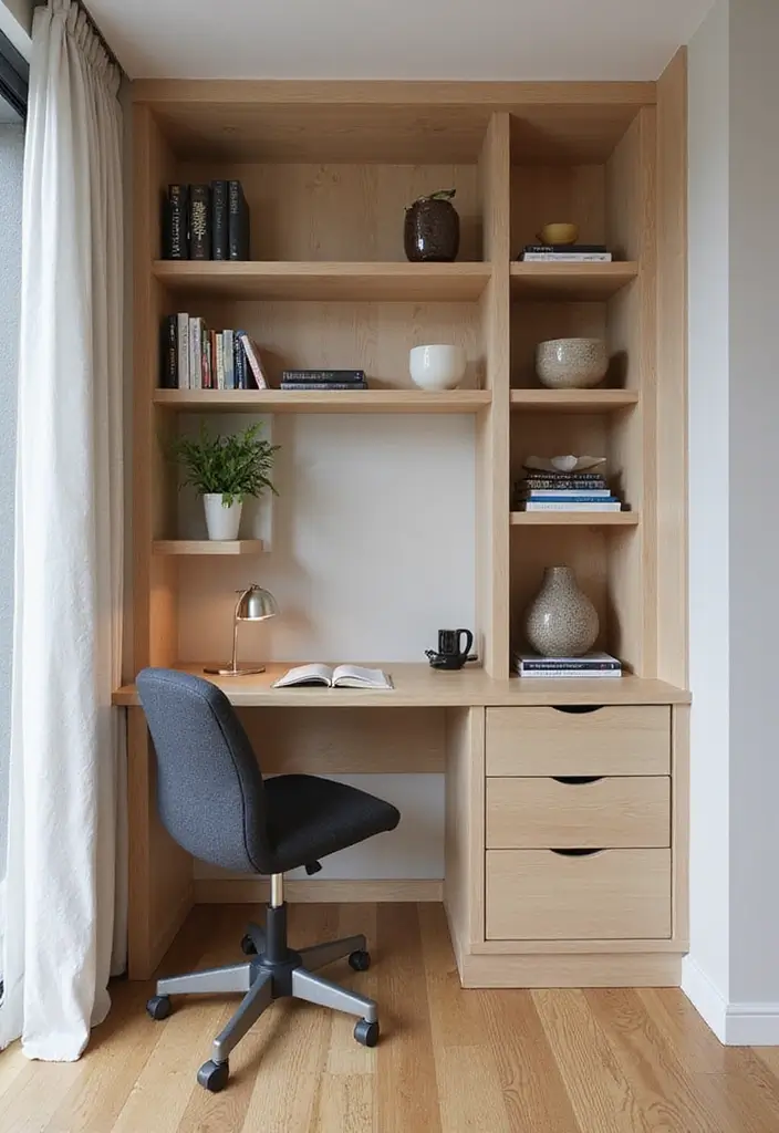 foldable wall desk small apartment
