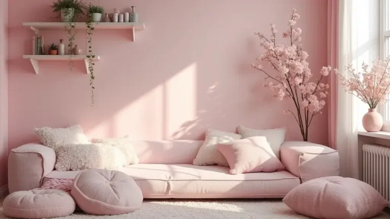 girly apartment pink decor ideas
