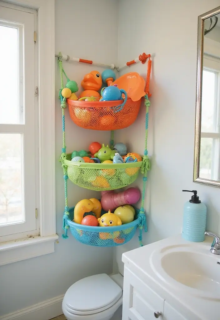 kids wall mounted toy net