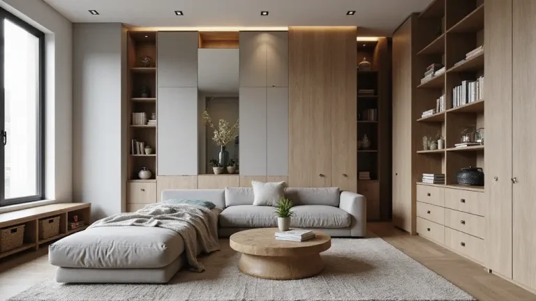 modern bachelor pad apartment with stylish furniture and decor