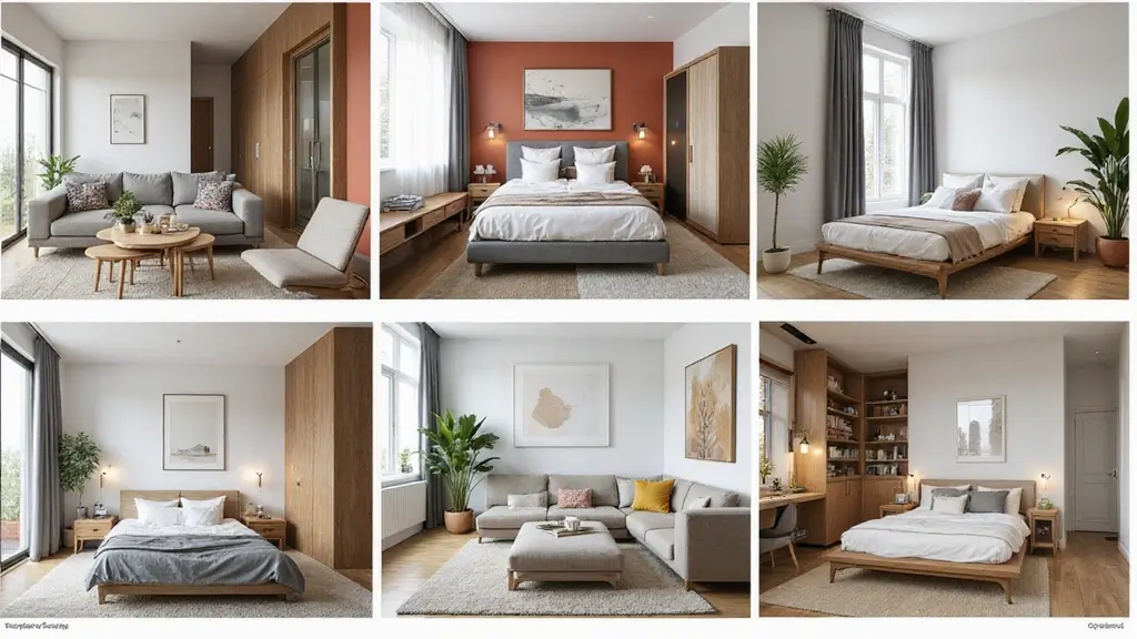 modern mini studio interior