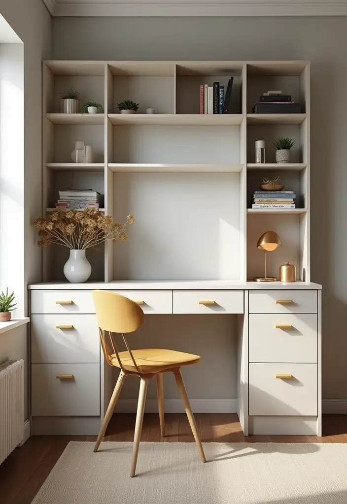 multi functional desk with storage