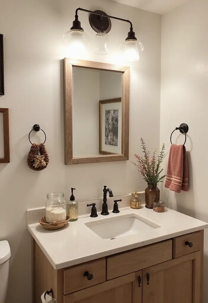 small framed photo and travel souvenir