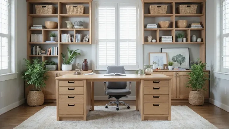 smart home office storage ideas clutter free workspace