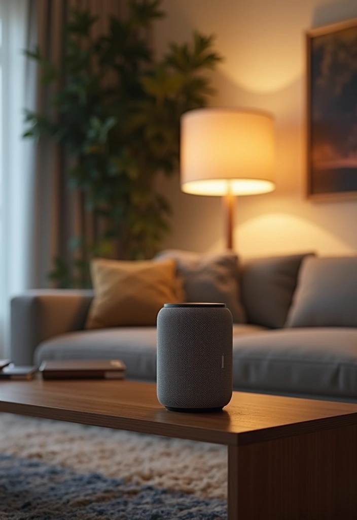 smart home technology in apartment