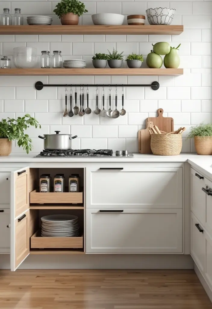 smart kitchen storage solutions in small kitchen