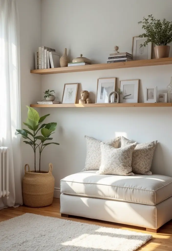 smart storage ideas in small minimalist studio