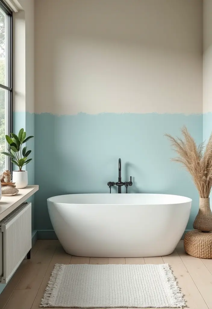 soft bathroom color palette
