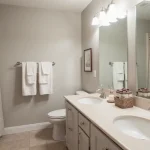 spa style guest bathroom decor