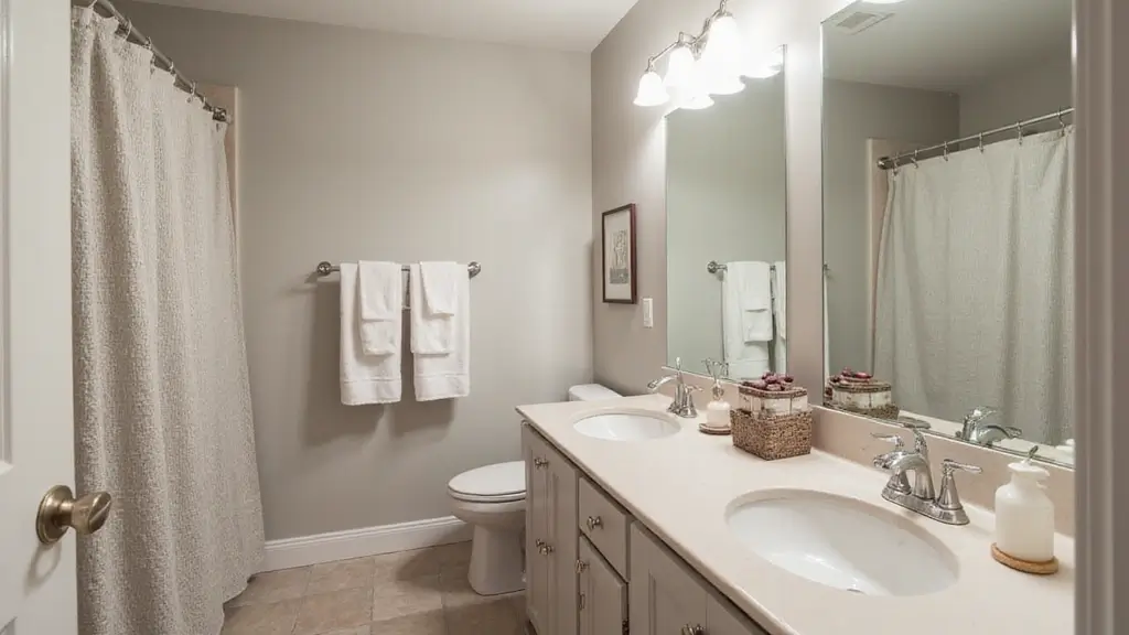 spa style guest bathroom decor