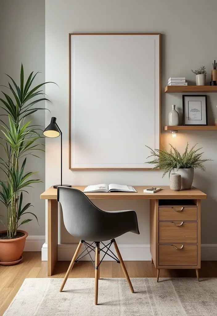 stylish home office setup