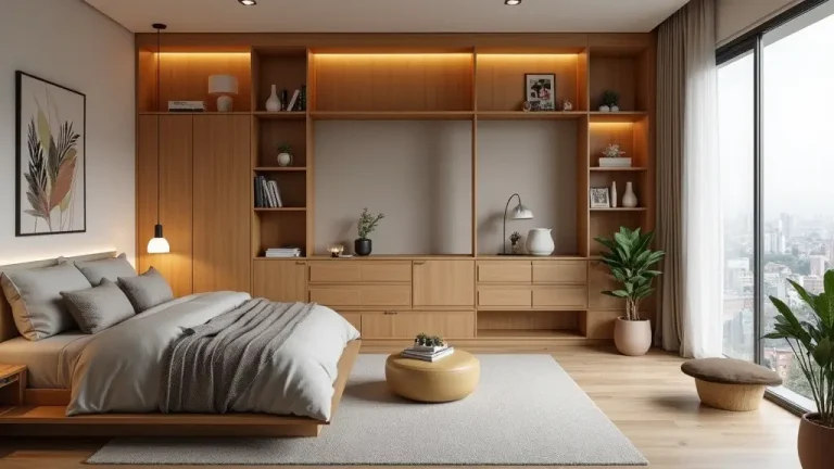 tiny apartment space saving interior