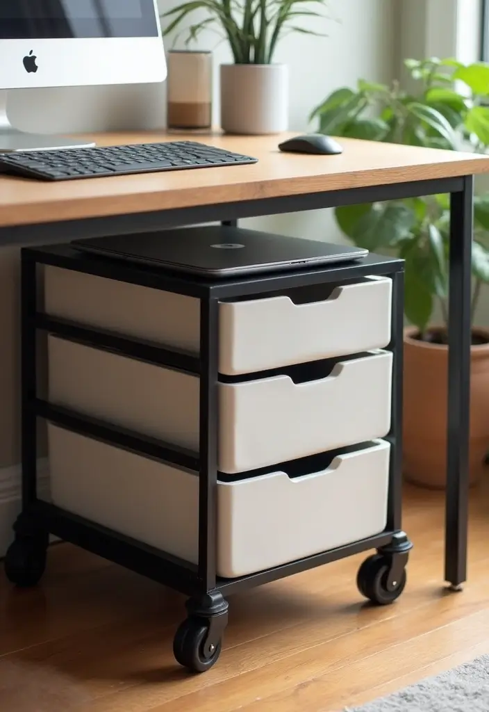 under desk storage drawers home office