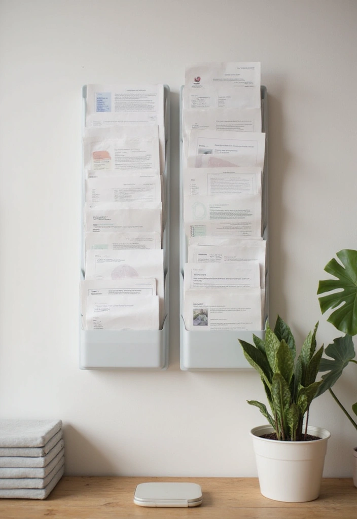 wall mounted file holders office