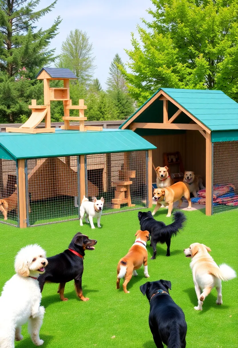 20 Portable Outdoor Dog Kennel Ideas for Easy Setup - 14. Multi-Purpose Outdoor Kennel