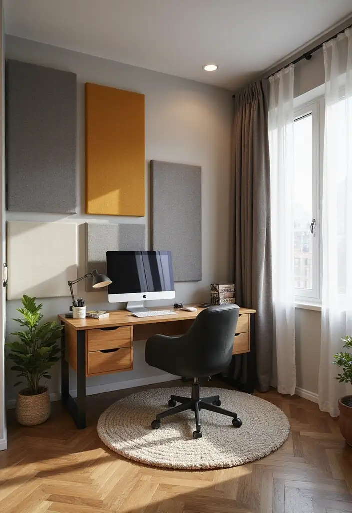 acoustic panels quiet shared workspace