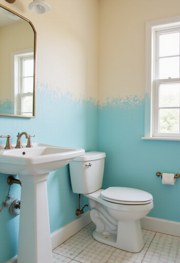 budget paint techniques japandi bathroom colors