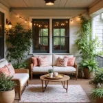chic apartment porch stylish first impression