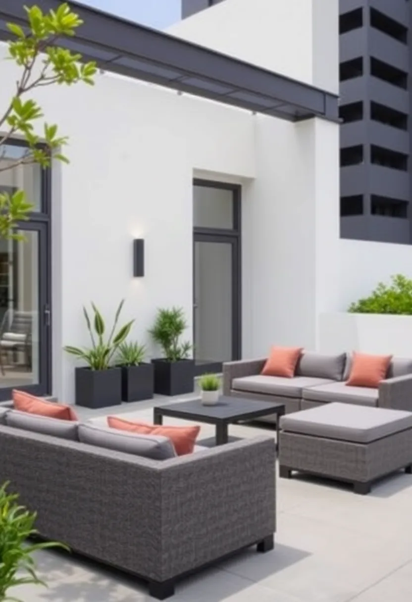 customizable modular terrace furniture