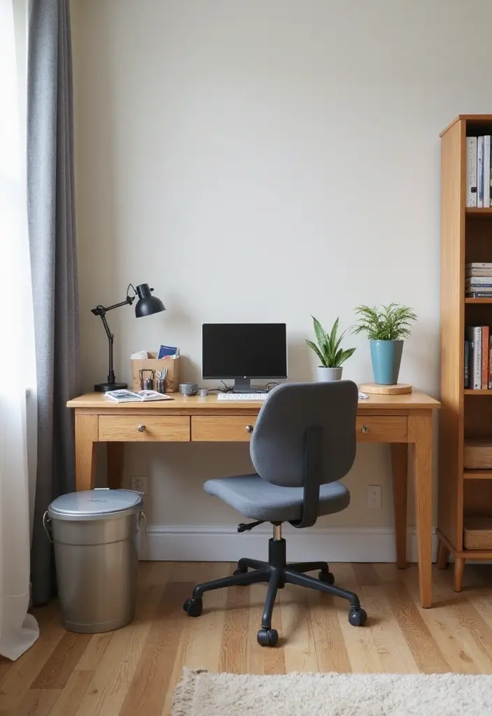decluttering routine for home office