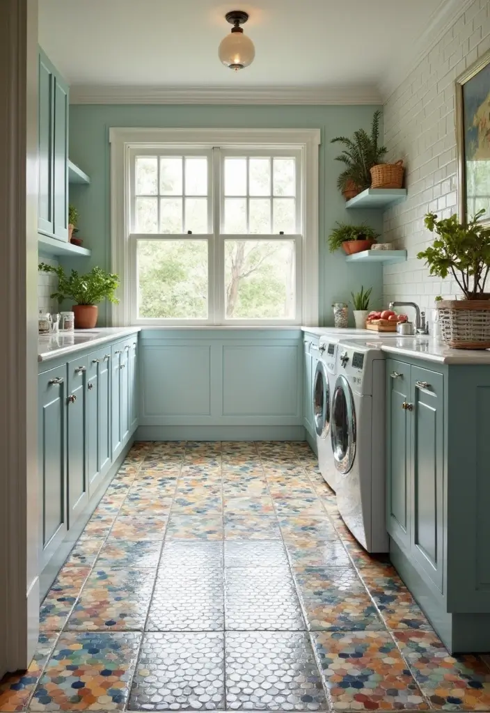durable tile options for laundry rooms