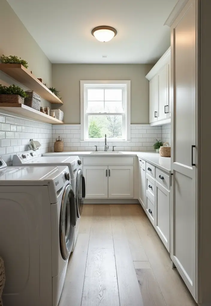 easy to clean laundry surfaces