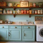easy vintage laundry room decor ideas