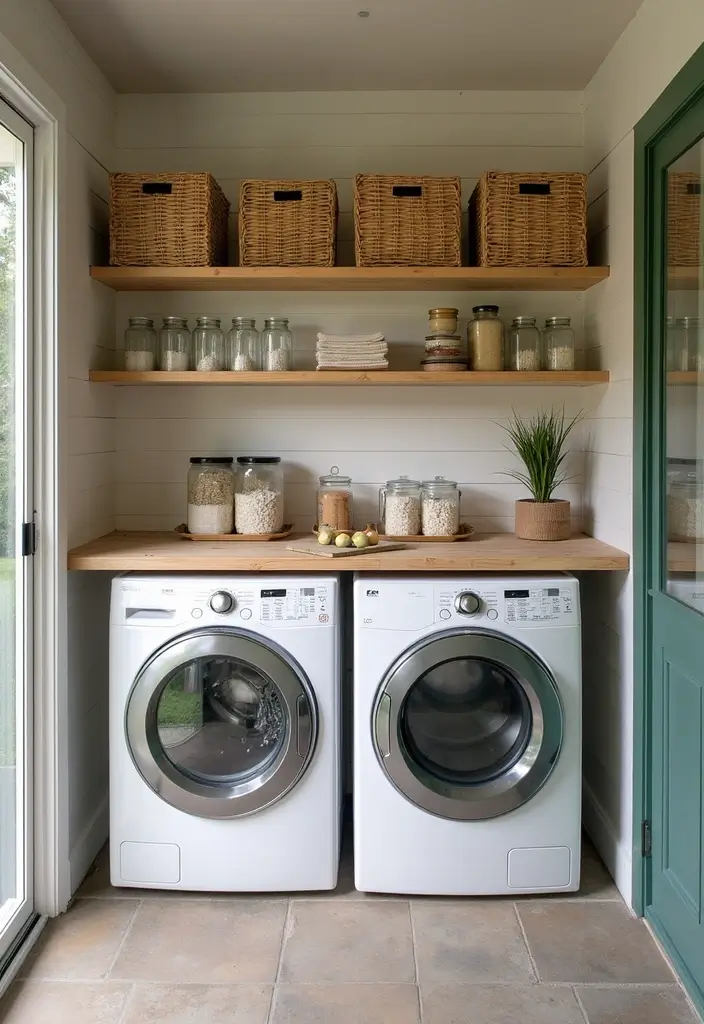 eco friendly outdoor laundry storage