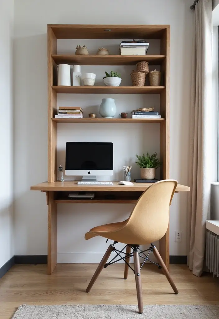 expandable wall mounted desk space
